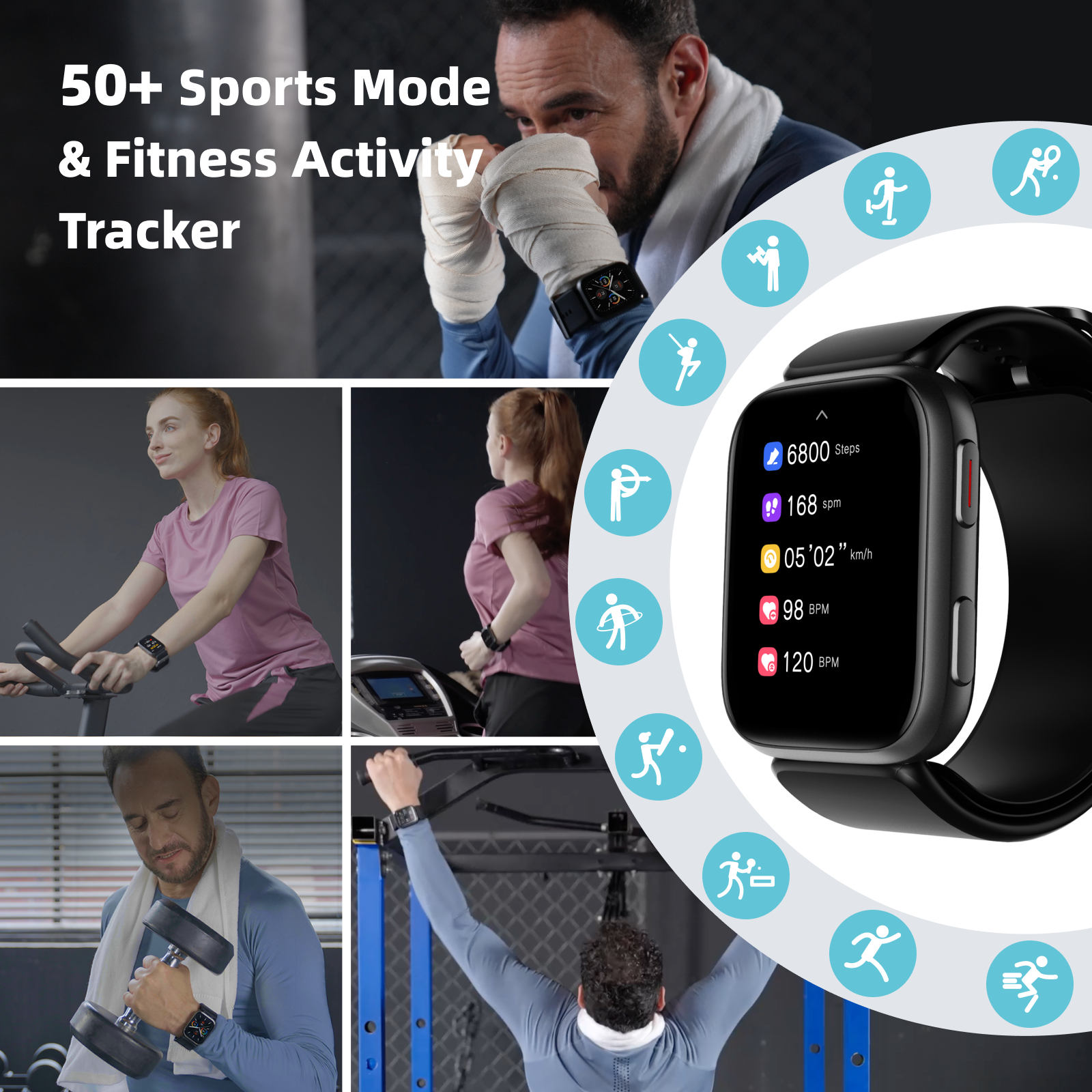 YHE S7 Ultra Blood Pressure Smartwatch