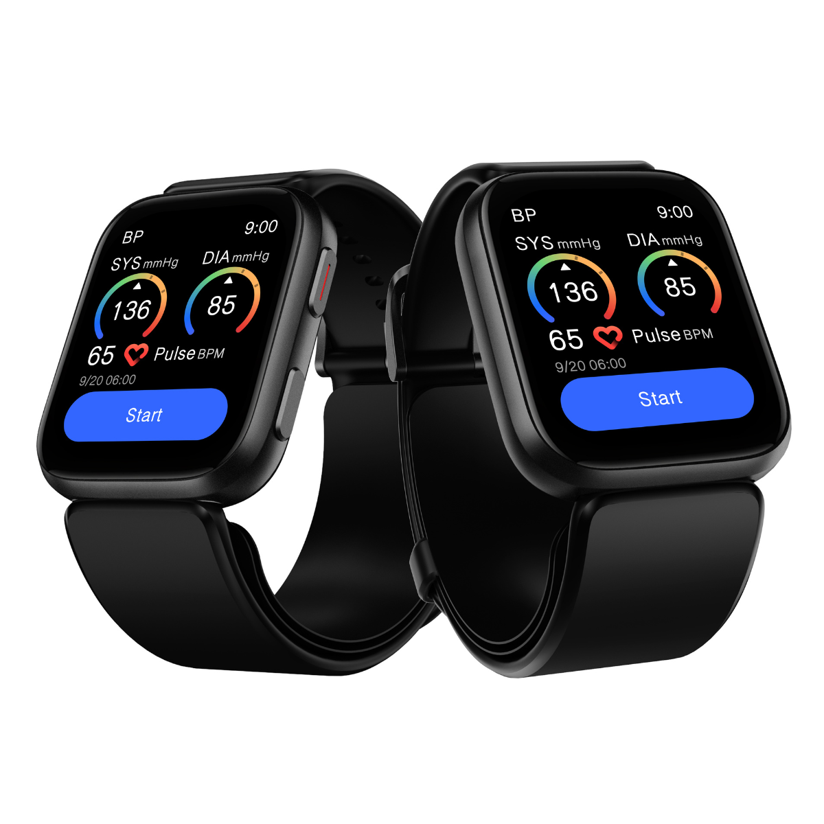 YHE 24/7 Blood Pressure Smartwatch BP Doctor Fit (DUO PACK)