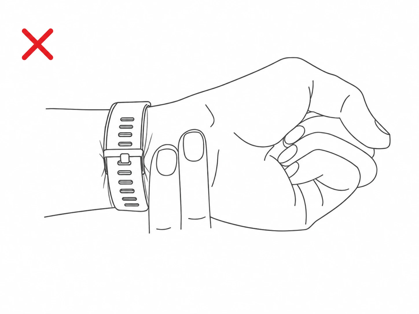 Incorrect BP Doctor Fit/Med fit that may affect wrist blood pressure measurement