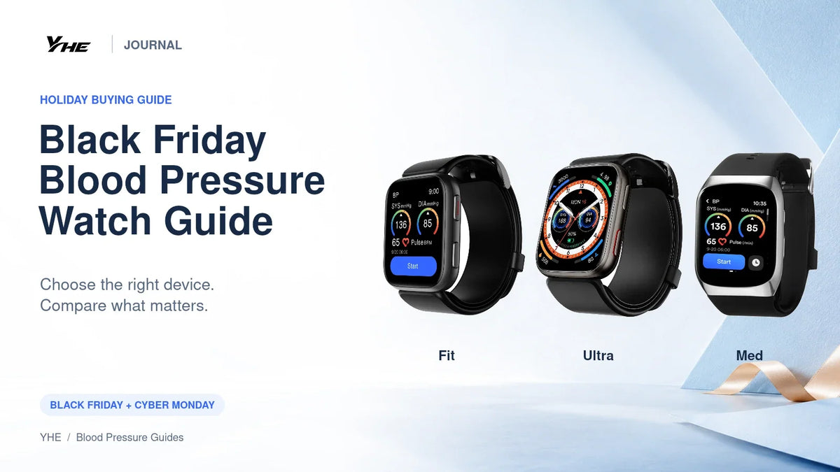 YHE BP Doctor Fit, Ultra and Med watches in a Black Friday buying guide