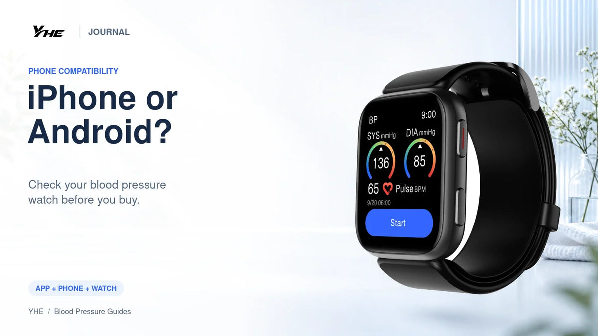 YHE BP Doctor Fit in an iPhone and Android compatibility guide