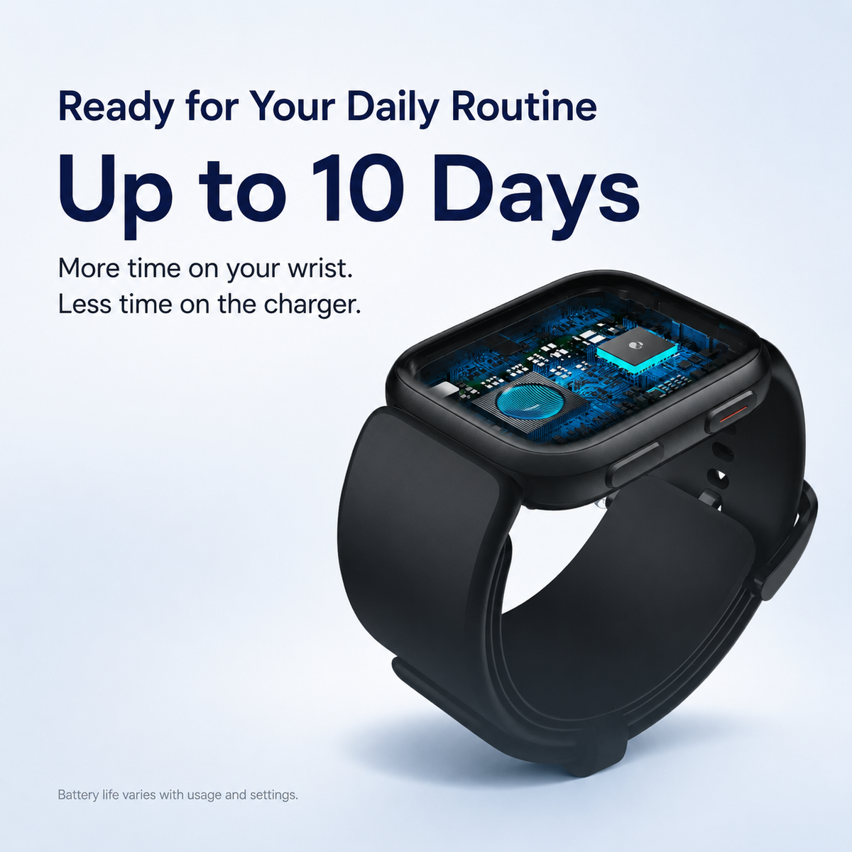 BP Doctor Fit smartwatch with up to 10 days of battery life