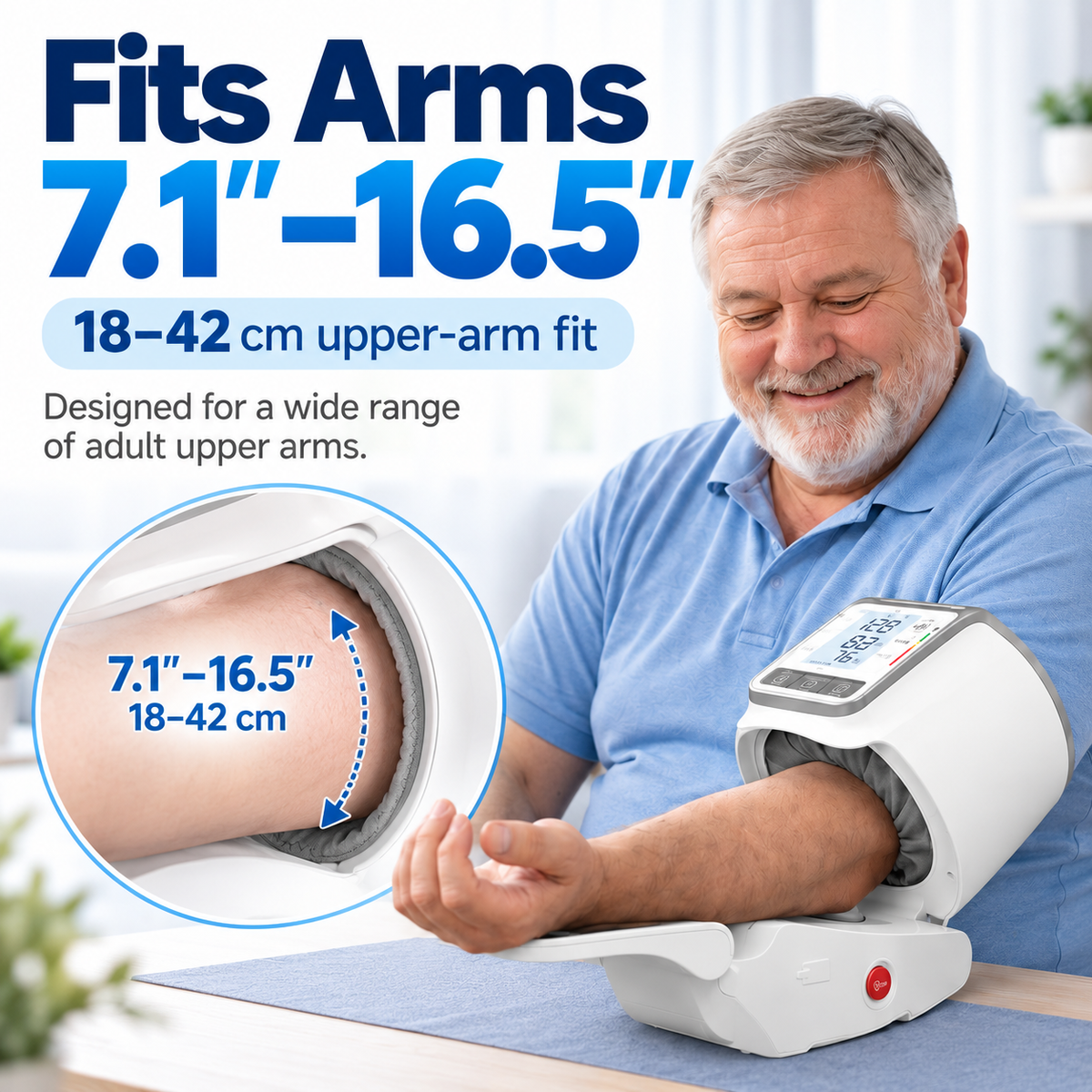 YHE BP Home Automatic Upper Arm Blood Pressure Monitor